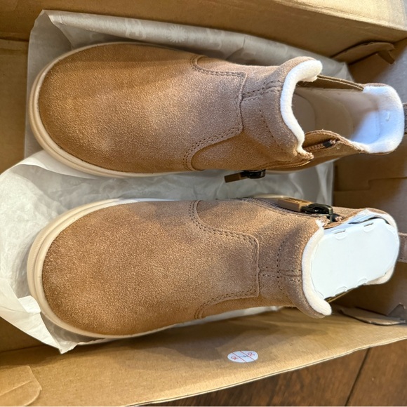 Tan Suede Ankle Boots - Picture 1 of 3